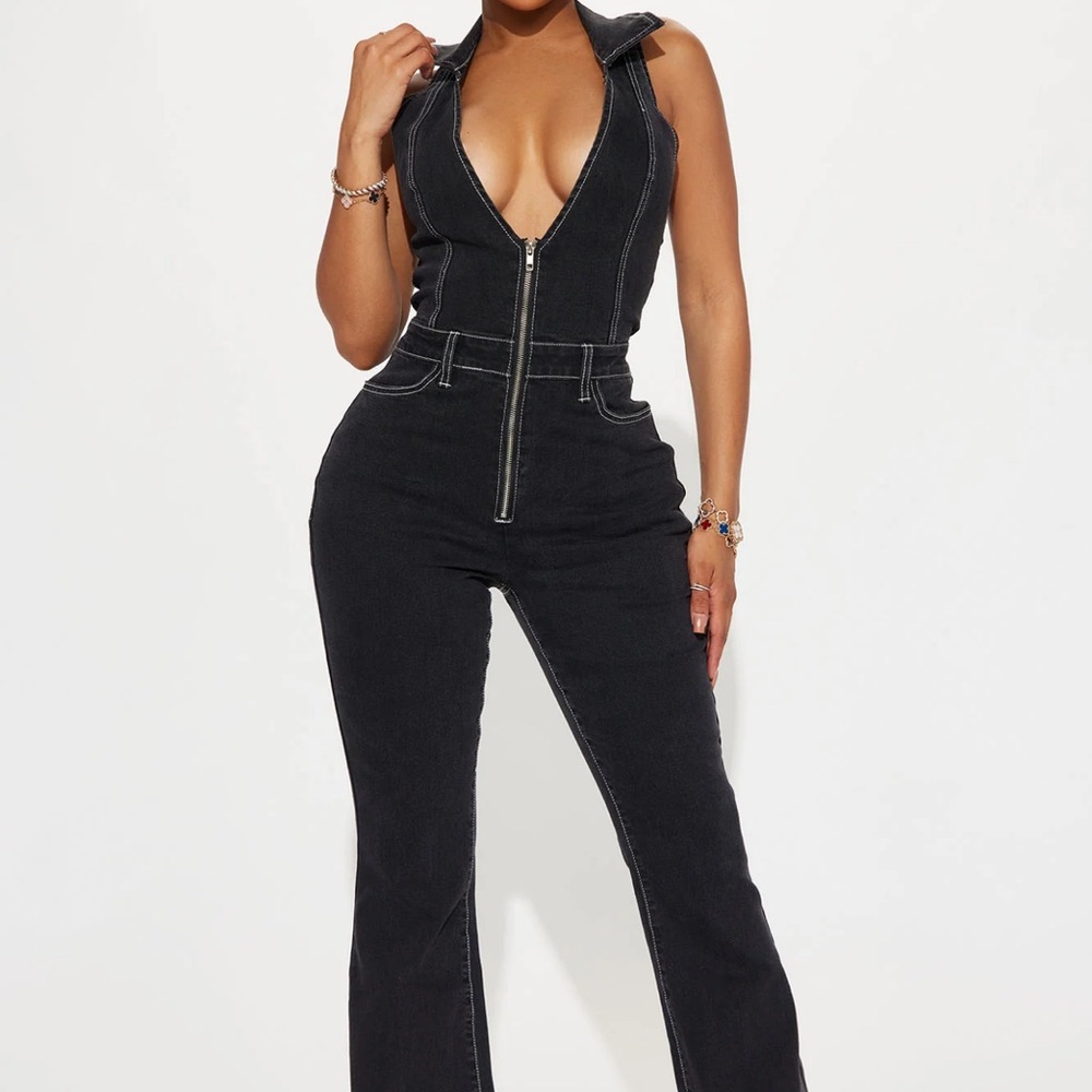 DENIM JUMPSUIT